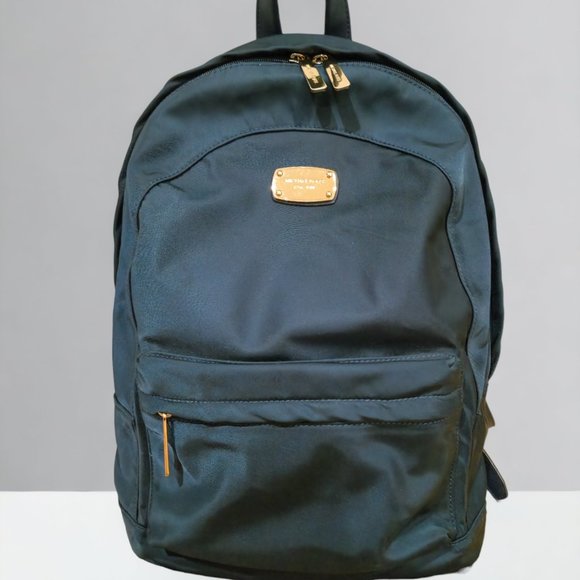 SOLD Michael Kors Large Nylon and Leather Jet Set Backpack - Picture 2 of 10